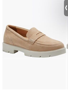 ABEO Boulevard Comfort Loafer in Beige Sand Suede 7.5